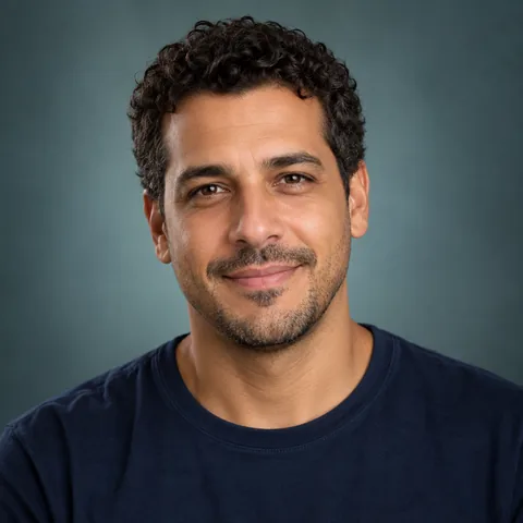 Retrato ilustrativo da voz Marcio